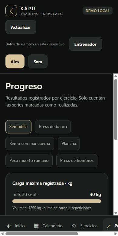 Seguimiento del progreso en la demostración